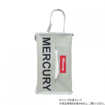 マーキュリー キャンバス ティッシュボックスカバー グレイ MECANTBG