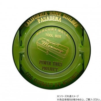 MCR マーキュリー ガラスアシュトレイ グリーン PASADENA ME016650