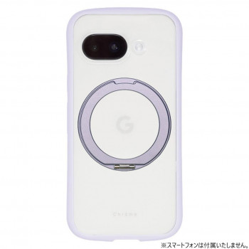 Chrme-CLEAR+mag GooglePixel10a専用背面型ケースラベンダー GP10a-CHMG04