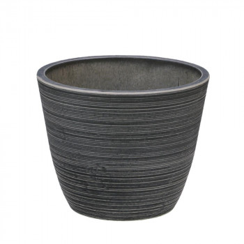大橋新治商店 ガルボ 植木鉢 プラスチックポット D4号 チャコール 57-1346
