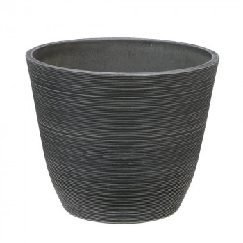大橋新治商店 ガルボ 植木鉢 プラスチックポット D5号 チャコール 57-1356