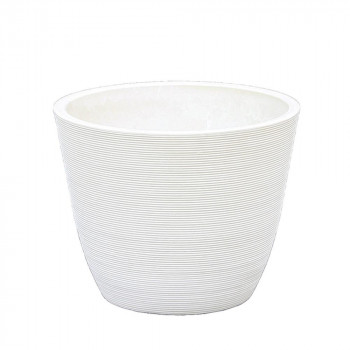 大橋新治商店 ガルボ 植木鉢 プラスチックポット D4号 ホワイト 57-2346