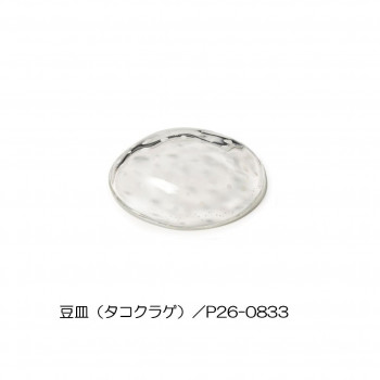 セトクラフト くらげのガラスプレート 豆皿 タコクラゲ P26-0833