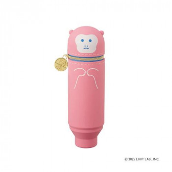 LIHIT LAB.(リヒトラブ) 喫茶プニラボ スタンドペンケース mini モカ ペン約8本 A8811-4