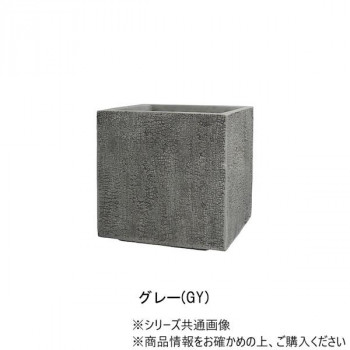 グリーンポット 植木鉢 バーウッド キューブ グレー 31cm GA-3031GY