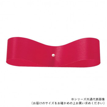 東京リボン 08220  サテンフラリスト 22mm×92m ルージュ