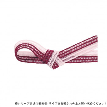 東京リボン 40986  GRレーシアツートン 約12mm×約19m 10ベビーP/ワイン