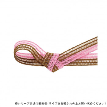 東京リボン 40986  GRレーシアツートン 約12mm×約19m 13 ピンク/シナモン