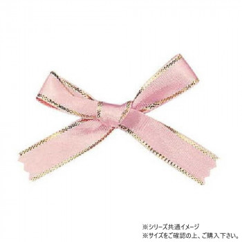 青山　リボン　ワンタッチリボン エルプラザタイドボウ 両面テープ付 13mm幅×100個入  7434-14