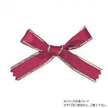 青山　リボン　ワンタッチリボン エルプラザタイドボウ 両面テープ付 13mm幅×100個入  7434-15