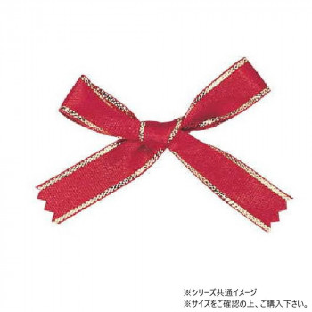 青山　リボン　ワンタッチリボン エルプラザタイドボウ 両面テープ付 13mm幅×100個入  7434-16