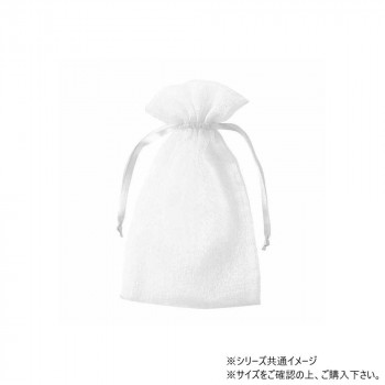 青山　ナイロン製カラーポーチ オーガンジーポーチ(長方形 10cm×7.5cm×10枚入  7385-01