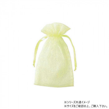 青山　ナイロン製カラーポーチ オーガンジーポーチ(長方形 10cm×7.5cm×10枚入  7385-02