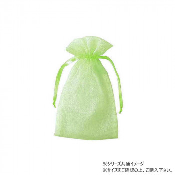 青山　ナイロン製カラーポーチ オーガンジーポーチ(長方形 10cm×7.5cm×10枚入  7385-28