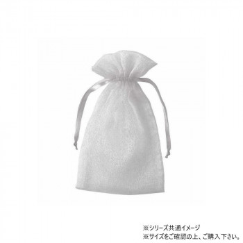 青山　ナイロン製カラーポーチ オーガンジーポーチ(長方形 10cm×7.5cm×10枚入  7385-46