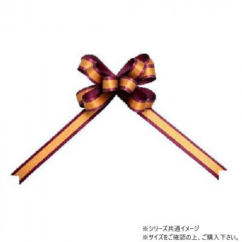 青山　リボン　ワンタッチリボン カスタムダブルループボウ 22mm幅×25枚入  2356-18