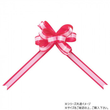 青山　リボン　ワンタッチリボン カスタムダブルループボウ 22mm幅×25枚入  2356-26
