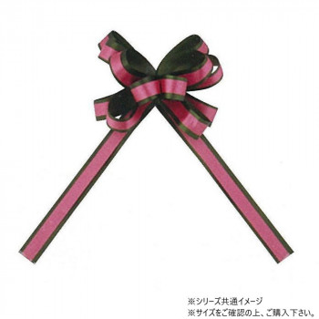青山　リボン　ワンタッチリボン カスタムダブルループボウ 22mm幅×25枚入  2356-41