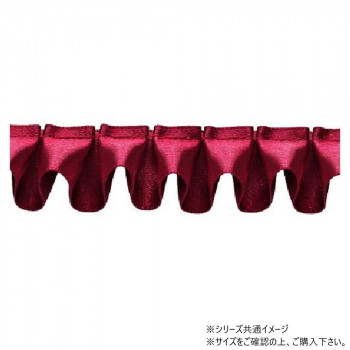 青山　リボン コルダサテンフリル 25mm×3m 2116-16