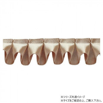青山　リボン コルダサテンフリル 25mm×3m 2116-19