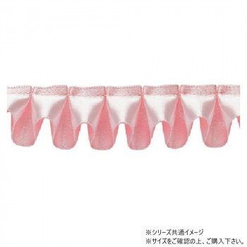 青山　リボン コルダサテンフリル 25mm×3m 2116-23