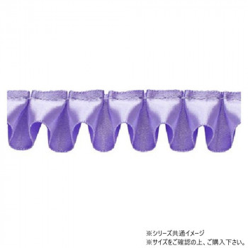 青山　リボン コルダサテンフリル 25mm×3m 2116-37
