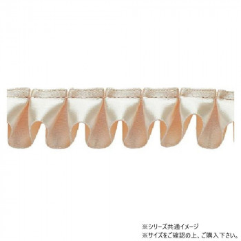 青山　リボン コルダサテンフリル 25mm×3m 2116-61