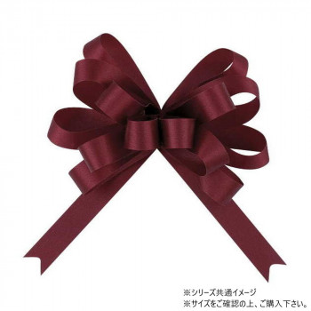 青山　リボン　ワンタッチリボン ループボウ カスタムサテン 13mm幅×50枚入 6896-17