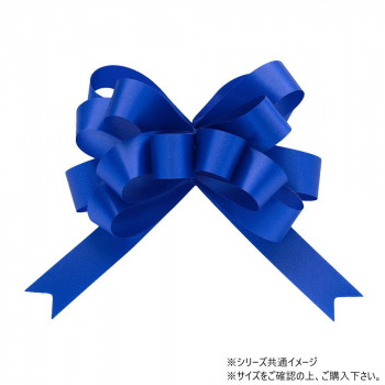 青山　リボン　ワンタッチリボン ループボウ カスタムサテン 13mm幅×50枚入 6896-22
