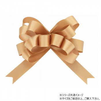 青山　リボン　ワンタッチリボン ループボウ カスタムサテン 13mm幅×50枚入 6896-54