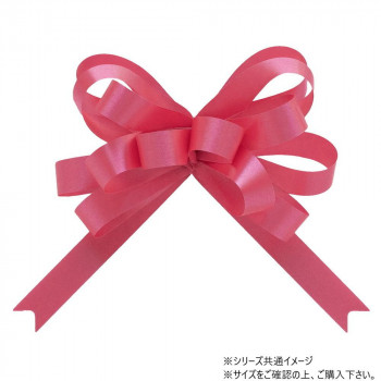 青山　リボン　ワンタッチリボン ループボウ カスタムサテン 16mm幅×50枚入 6897-85