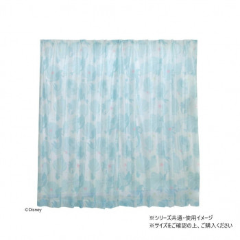 ディズニープリンセス リトルマーメイド アリエル レースカーテン 100×133cm 2枚セット SB-712-D