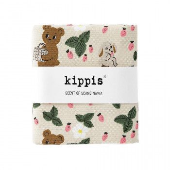 kippis キッピス オックス生地 50cm着分 Metsaretki/森におでかけ アイボリー KPOK-94A