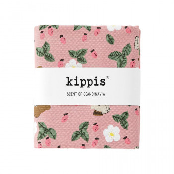 kippis キッピス オックス生地 50cm着分 Metsaretki/森におでかけ ピンク KPOK-94B