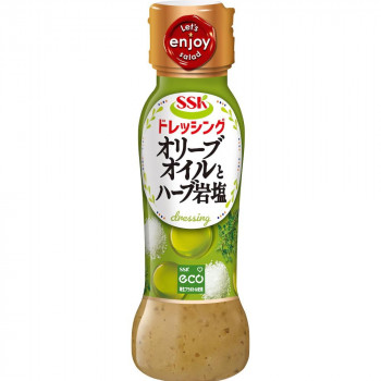 SSK オリーブオイルとハーブ岩塩ドレッシング 160ml×12個入 360176
