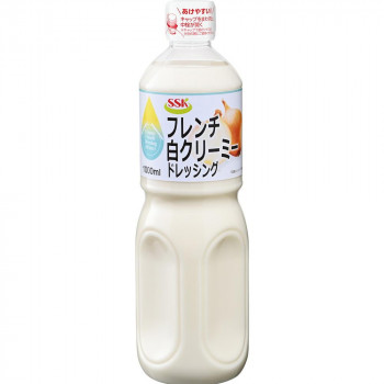 SSK フレンチ白クリーミードレッシング 1L×8個入 362015