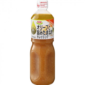 SSK オリーブと旨みたまねぎドレッシング 1L×8個入 360230