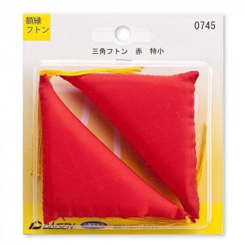 大仙 額縁用 三角フトン 特小 赤 32N05040745
