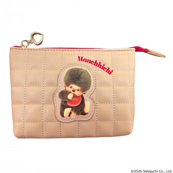 モンチッチ Wポーチコレクション モンチッチくん ベージュ MO7-16A