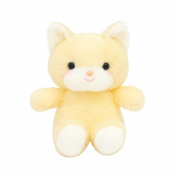 吉徳 レトロぬいぐるみこれくしょんmini レトロミニ クリーミー ねこYE 180288