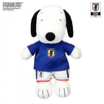 吉徳 スヌーピー SAMURAI BLUE サッカー日本代表 ぬいぐるみ 182322