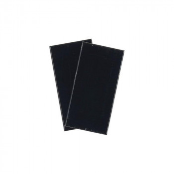 ハイロジック スチールパネル20x10cm ブラック 2枚入 59027