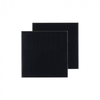 ハイロジック スチールパネル20x20cm ブラック 2枚入 59028
