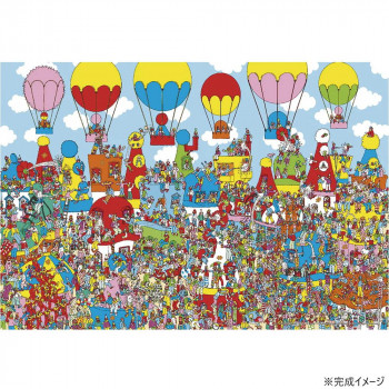 ビバリー ジグソーパズル ウォーリーをさがせ Where's Wally? ピエロのまちはおおさわぎ 1000マイクロピース 1000M-041