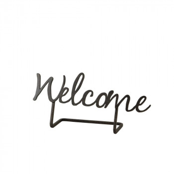 SOW サインデコ アイアン Welcome ブラック Sサイズ DTDT2451BKSW