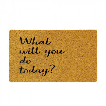 SOW ふかふかテラスマット What will you do today? 75×45cm CWLN2931SW