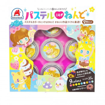 シルバーバック こむぎねんど9色 010412