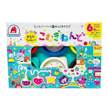 シルバーバック こむぎねんど6色 010413