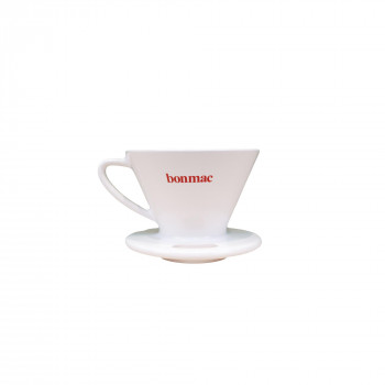 bonmac(ボンマック) V型 磁器ドリッパー(1～2杯用) ホワイト VCD-1W 854510