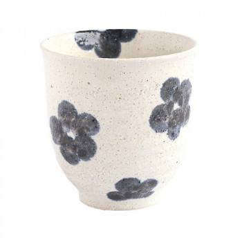 陶里 信楽焼 湯呑 華紋湯呑(小) W514-10